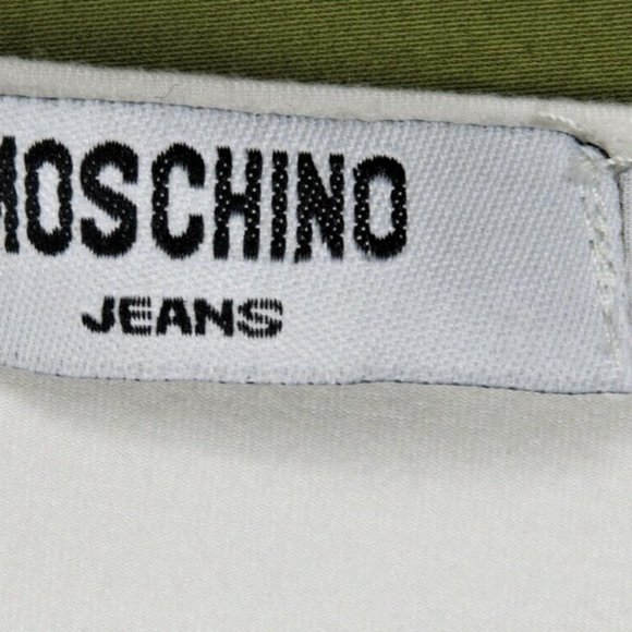 Moschino Jeans Donna Womens Top Sweater Blouse 10 White Lights Sequin Fashion - Picture 8 of 11